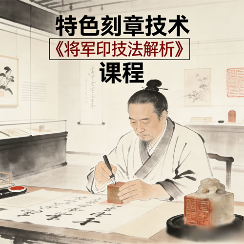 特色刻章技术《将军印技法解析》课程01-05集